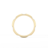 0.09 TCW Round Lab Grown Diamond Flush Setting Wedding Band