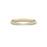 0.16 TCW Round Lab Grown Diamond Half Eternity Wedding Band