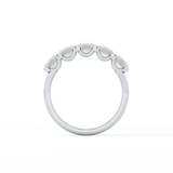 2.5 TCW Round Lab Grown Diamond Half Eternity Wedding Band