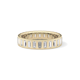 0.8 TCW Baguette Lab Grown Diamond Full Eternity Wedding Band
