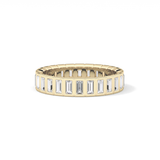 0.8 TCW Baguette Lab Grown Diamond Full Eternity Wedding Band