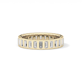 0.8 TCW Baguette Lab Grown Diamond Full Eternity Wedding Band