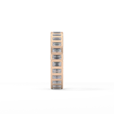 0.8 TCW Baguette Lab Grown Diamond Full Eternity Wedding Band