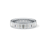 0.8 TCW Baguette Lab Grown Diamond Full Eternity Wedding Band