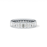0.8 TCW Baguette Lab Grown Diamond Full Eternity Wedding Band