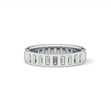 0.8 TCW Baguette Lab Grown Diamond Full Eternity Wedding Band