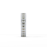 0.8 TCW Baguette Lab Grown Diamond Full Eternity Wedding Band