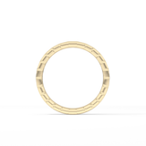 0.44 TCW Baguette Lab Grown Diamond Half Eternity Wedding Band
