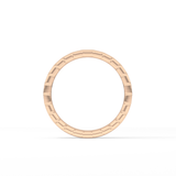 0.44 TCW Baguette Lab Grown Diamond Half Eternity Wedding Band