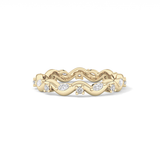 0.56 TCW Round & Marquise Lab Grown Diamond Full Eternity Wedding Band