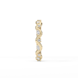 0.56 TCW Round & Marquise Lab Grown Diamond Full Eternity Wedding Band