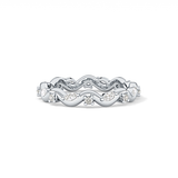 0.56 TCW Round & Marquise Lab Grown Diamond Full Eternity Wedding Band