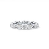 0.56 TCW Round & Marquise Lab Grown Diamond Full Eternity Wedding Band