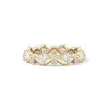 0.56 TCW Round & Oval Lab Grown Diamond Full Eternity Wedding Band