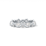 0.56 TCW Round & Oval Lab Grown Diamond Full Eternity Wedding Band