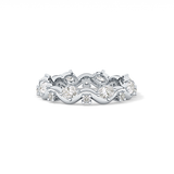 0.56 TCW Round & Oval Lab Grown Diamond Full Eternity Wedding Band