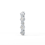 0.56 TCW Round & Oval Lab Grown Diamond Full Eternity Wedding Band