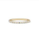0.54 TCW Princess Lab Grown Diamond Full Eternity Wedding Band