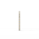 0.54 TCW Princess Lab Grown Diamond Full Eternity Wedding Band