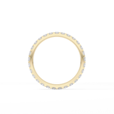 0.54 TCW Princess Lab Grown Diamond Full Eternity Wedding Band