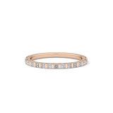 0.54 TCW Princess Lab Grown Diamond Full Eternity Wedding Band