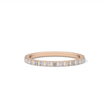 0.54 TCW Princess Lab Grown Diamond Full Eternity Wedding Band