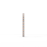 0.54 TCW Princess Lab Grown Diamond Full Eternity Wedding Band