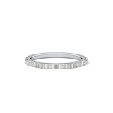 0.54 TCW Princess Lab Grown Diamond Full Eternity Wedding Band