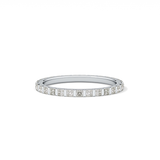 0.54 TCW Princess Lab Grown Diamond Full Eternity Wedding Band