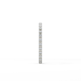 0.54 TCW Princess Lab Grown Diamond Full Eternity Wedding Band