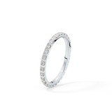 0.54 TCW Princess Lab Grown Diamond Full Eternity Wedding Band