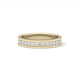 0.7 TCW Round Lab Grown Diamond Full Eternity Wedding Band