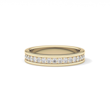 0.7 TCW Round Lab Grown Diamond Full Eternity Wedding Band