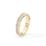 0.7 TCW Round Lab Grown Diamond Full Eternity Wedding Band