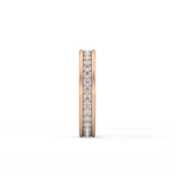 0.7 TCW Round Lab Grown Diamond Full Eternity Wedding Band