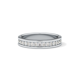 0.7 TCW Round Lab Grown Diamond Full Eternity Wedding Band