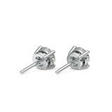 1 TCW Round Lab Grown Diamond Stud Earrings