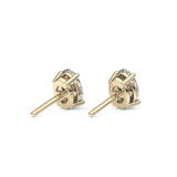1 TCW Oval Lab Grown Diamond Stud Earrings