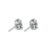 1 TCW Oval Lab Grown Diamond Stud Earrings