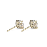 1 TCW Round Lab Grown Diamond Stud Earrings