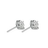 1 TCW Round Lab Grown Diamond Stud Earrings