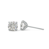 1 TCW Round Lab Grown Diamond Stud Earrings