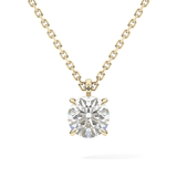 2 CT Round Lab-Grown Diamond Solitaire Necklace