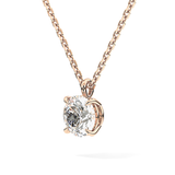 2 CT Round Lab-Grown Diamond Solitaire Necklace