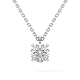 2 CT Round Lab-Grown Diamond Solitaire Necklace