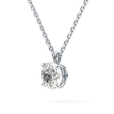 2 CT Round Lab-Grown Diamond Solitaire Necklace