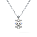 2 CT Oval Lab-Grown Diamond Solitaire Necklace