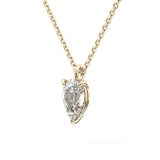 2 CT Pear Lab-Grown Diamond Solitaire Necklace