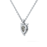 2 CT Pear Lab-Grown Diamond Solitaire Necklace