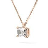 2 CT Emerald Lab-Grown Diamond Solitaire Necklace